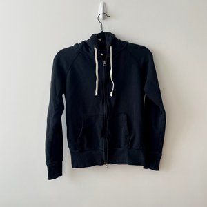 Muji Black Zip Up Sweatshirt